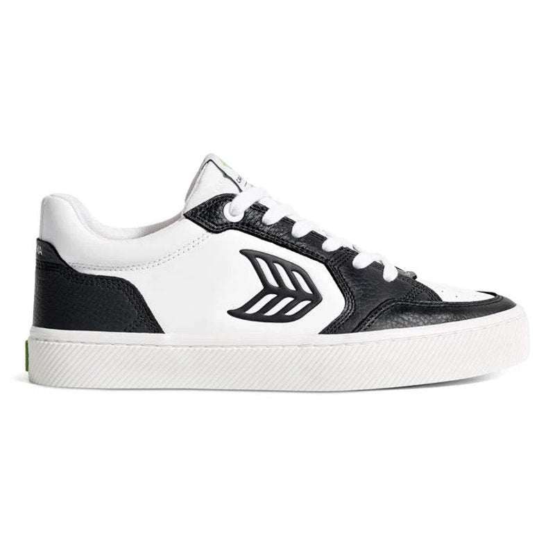 CARIUMA Womens Vallely Low Top Sneakers Size 7 Black White Leather NIB