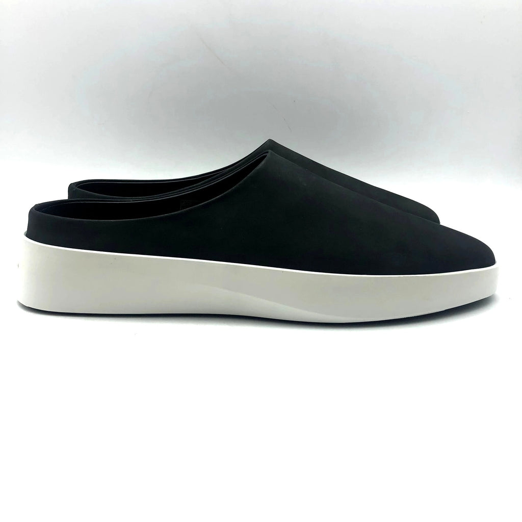 Wolf & Shepherd Cruise Mule Slip On Shoes Mens 7.5 Womens 9 Black Leather NIB
