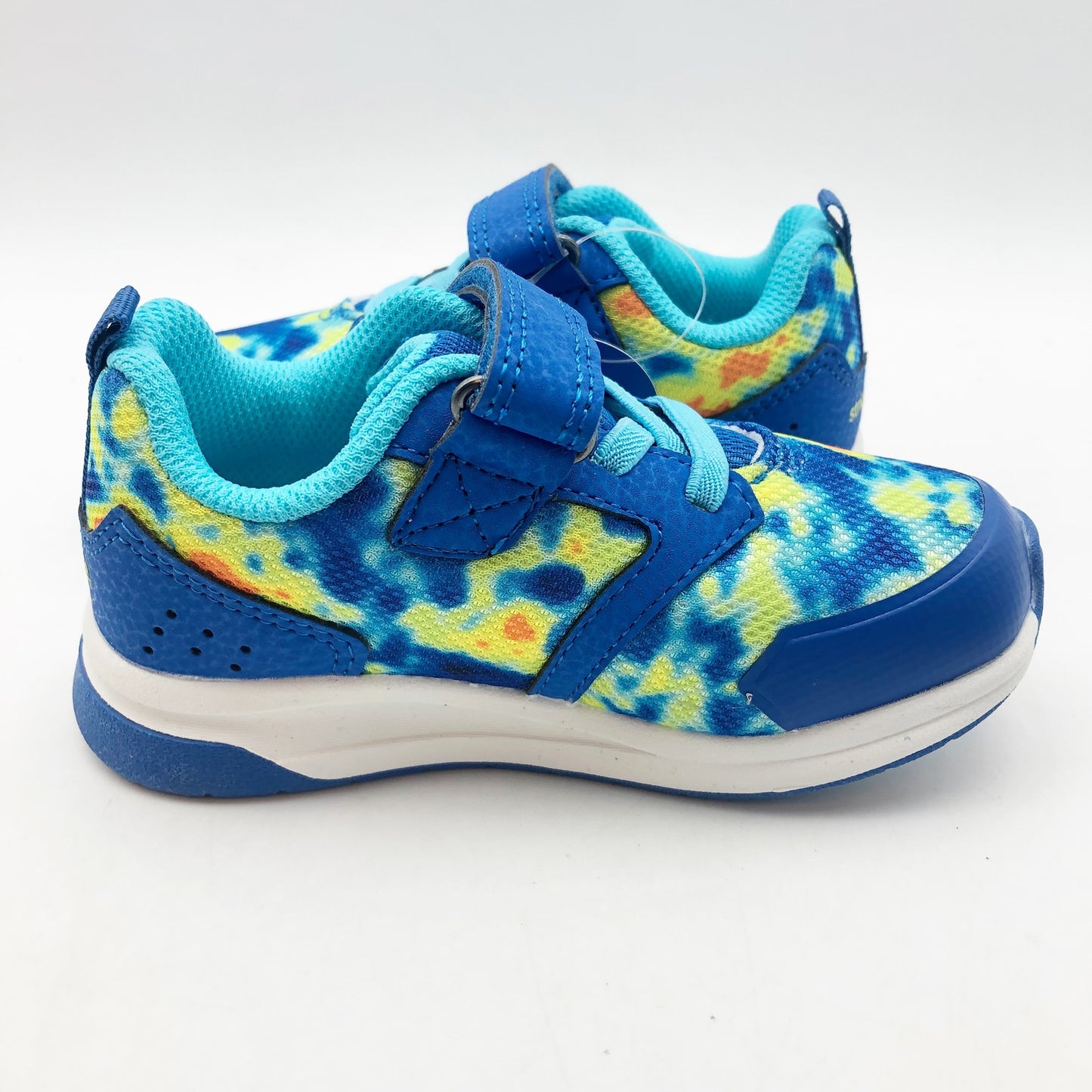 Stride Rite Boys Wiley Made To Play Sneaker 10 Wide Blue Multi Kids Shoe NIB