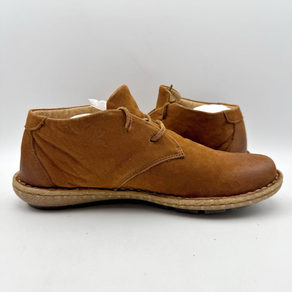 Born Womens Nuala ll Ankle Booties US 9 EU 39.5 Brown Nubuck Leather NWOB