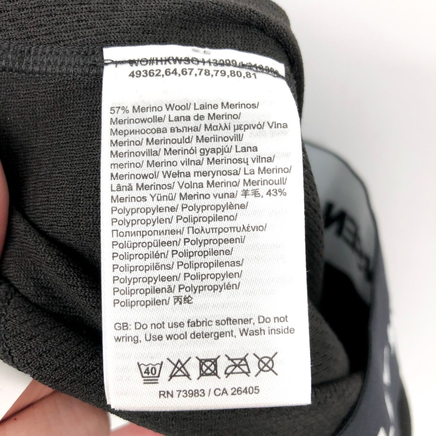 HELLY HANSEN Women's Lifa Merino Pants Black Base Layer Midweight MEDIUM