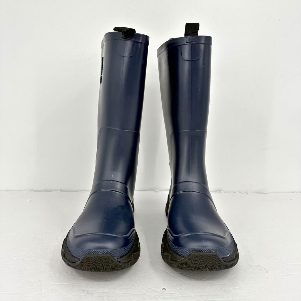 Bass Outdoors Womens Field Tall Rainboots US 8 M Blue Waterproof NWOB