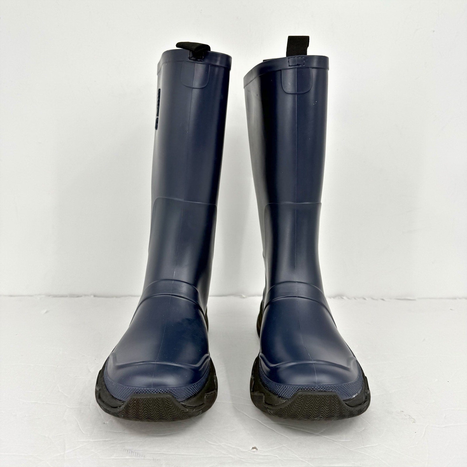 Bass Outdoors Womens Field Tall Rainboots US 8 M Blue Waterproof NWOB