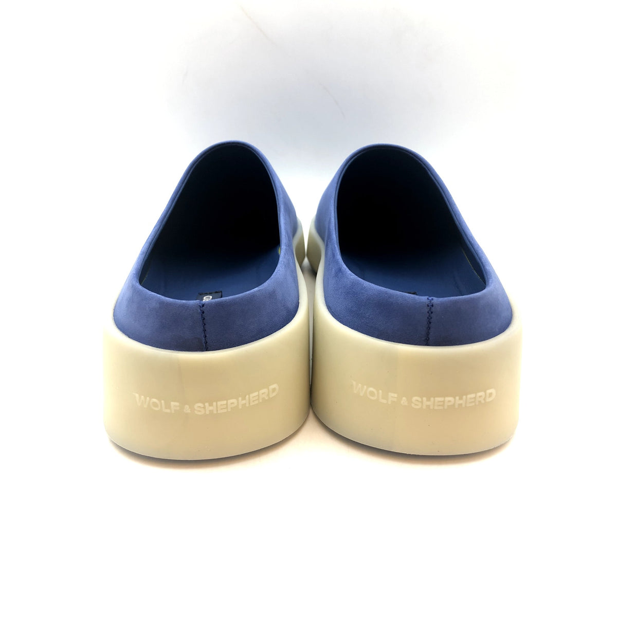 Wolf & Shepherd Cruise Mule Slip On Shoes Womens 7.5 Mens 9 Blue White NIB