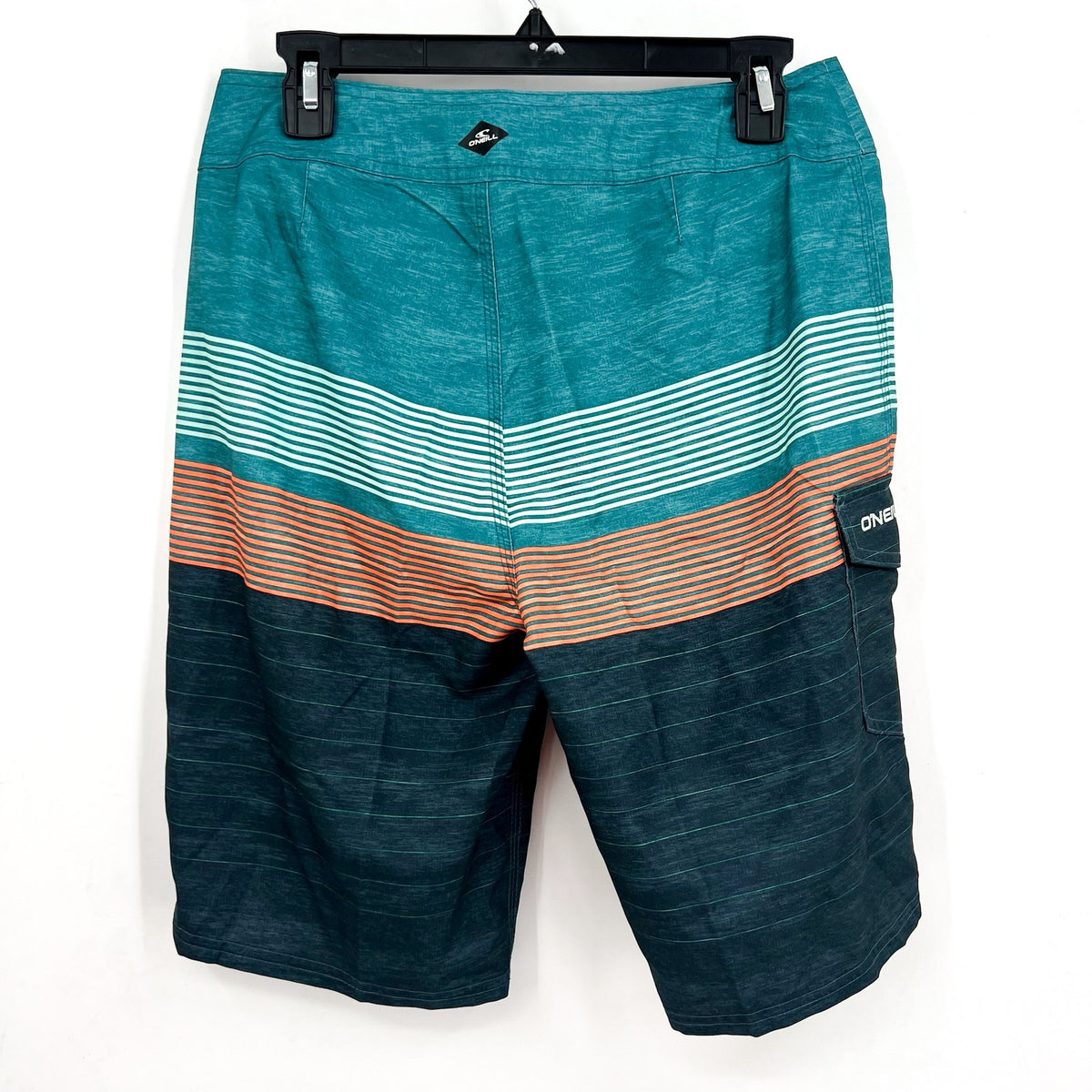 O'NEILL Mens Santa Cruz Printed 2.0 Boardshorts Waist 29 Blue Ocean Striped NWT