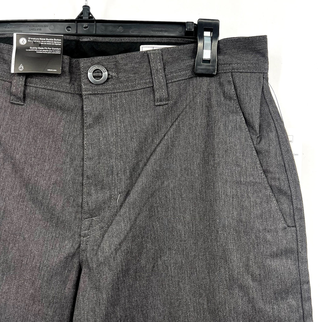 VOLCOM Men's Frickin Modern Stretch Shorts Size 31 Grey Charcoal Heather NWT