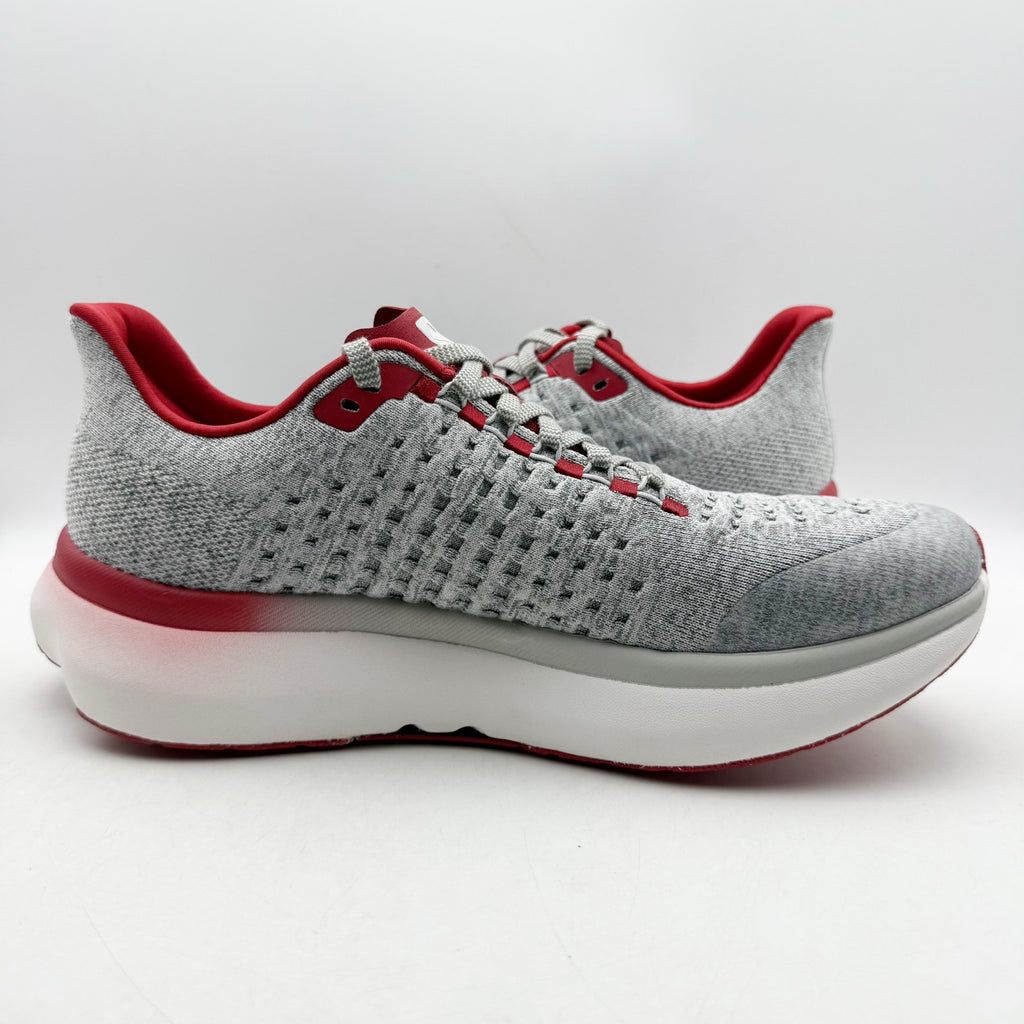 Rabbit Mens Dream Chaser Running Shoes Size 11.5 Gray Red Athletic Sneakers NIB
