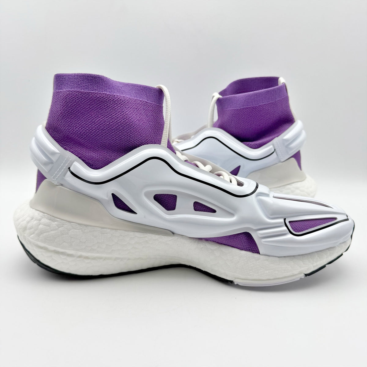 Adidas Stella McCartney Womens Ultraboost 22 Elevated Sneaker Size 9.5 White Purple