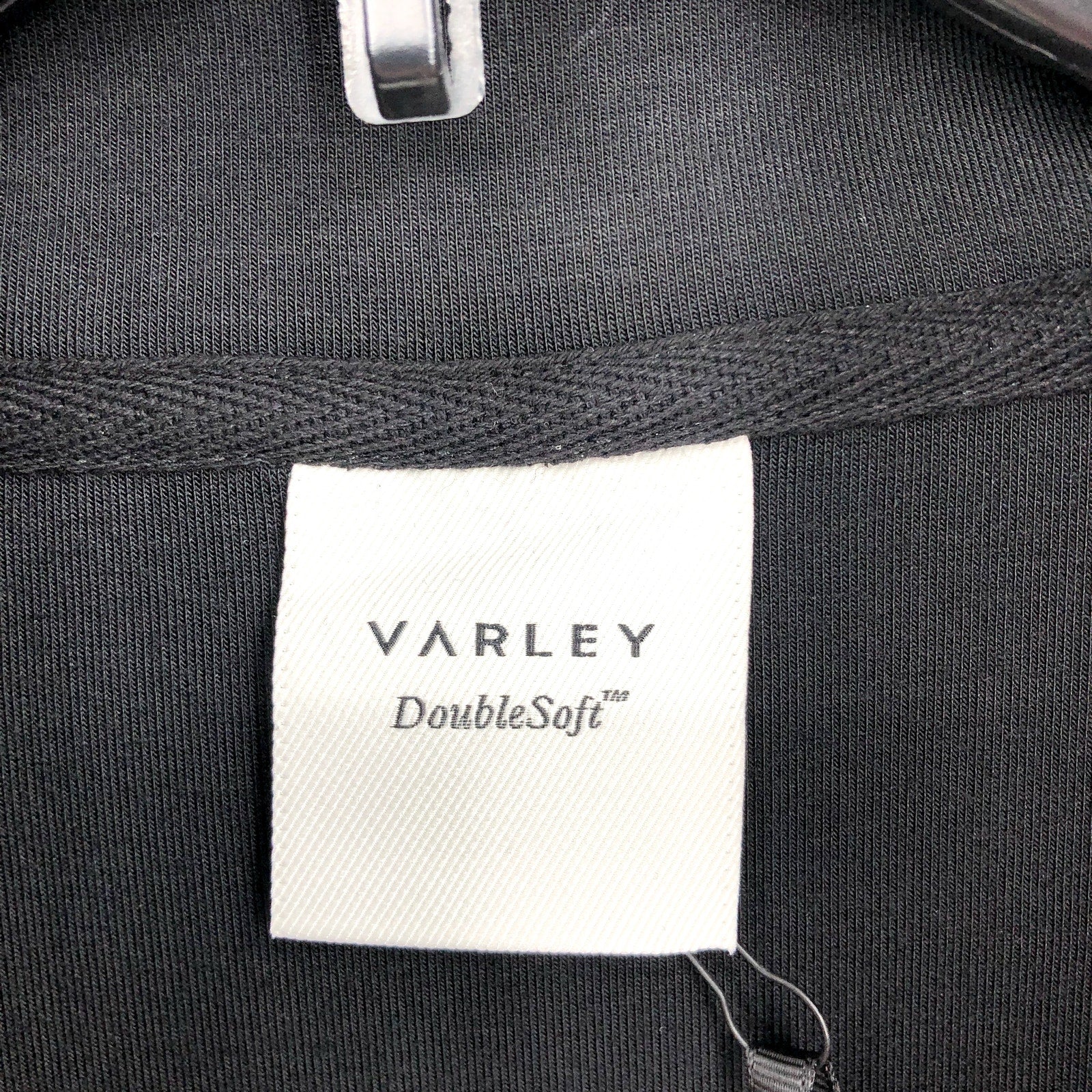 VARLEY Women's Hawley Half Zip Sweatshirt XXS Black Long Sleeve DoubleSoft NWT