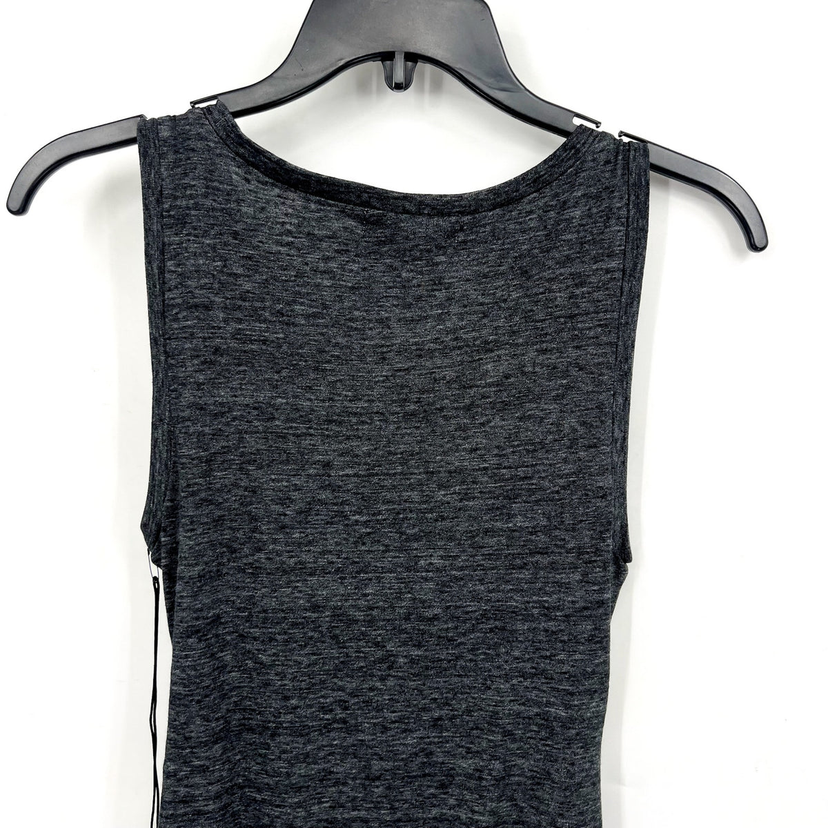 TREASURE & BOND Ruched Sleeveless Jersey Tank Dress XS Charcoal Gray NWT