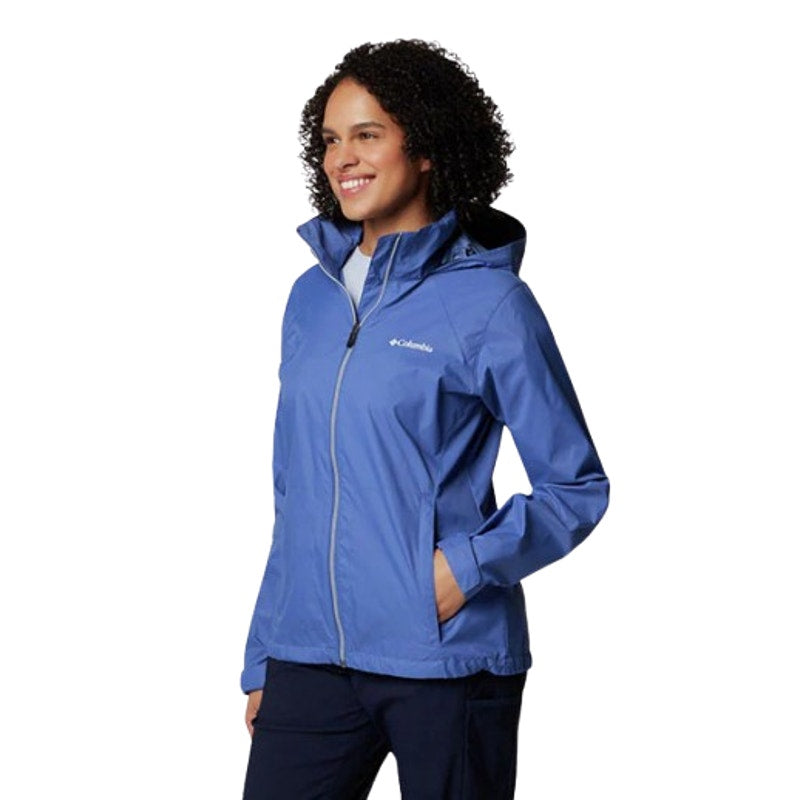 COLUMBIA Women's Switchback III Jacket XS Blue Packable Hood Waterproof NWT