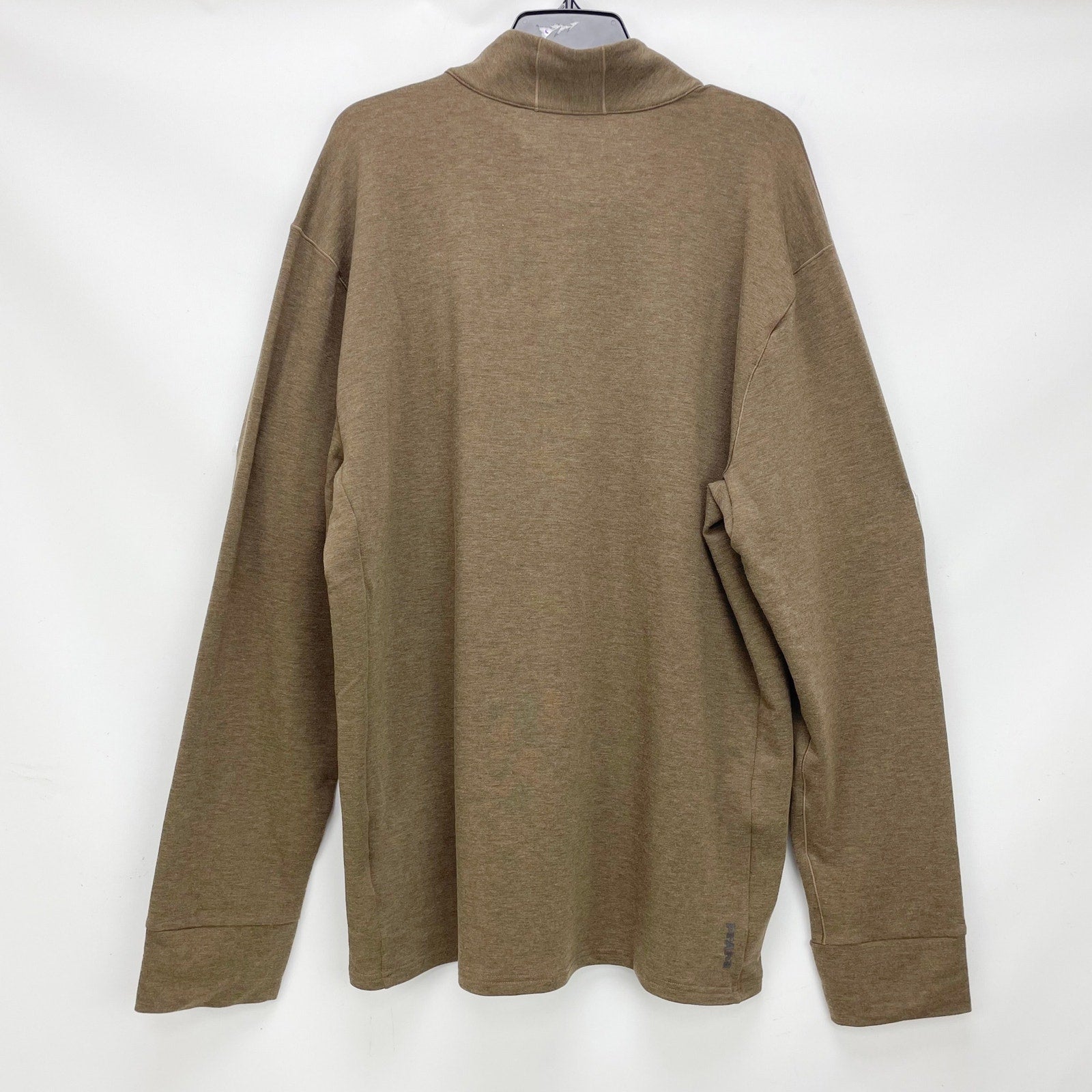 prAna Mens Altitude Tracker 1/4 Zip Pullover XXL Camel Tan Sweatshirt NWT