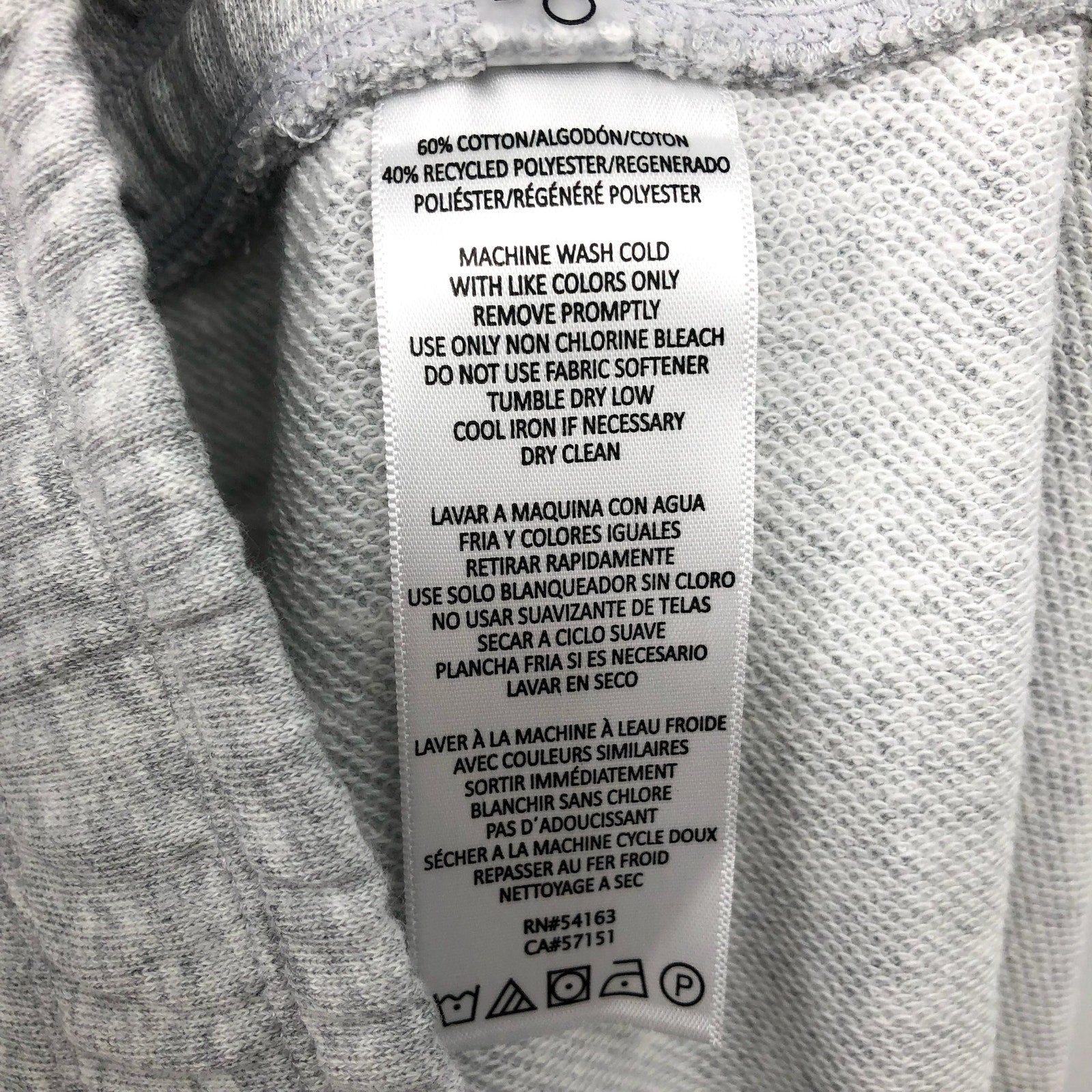 CALVIN KLEIN PERFORMANCE Womens Terry Skirt XL Grey Pull-On Cotton Blend NWT