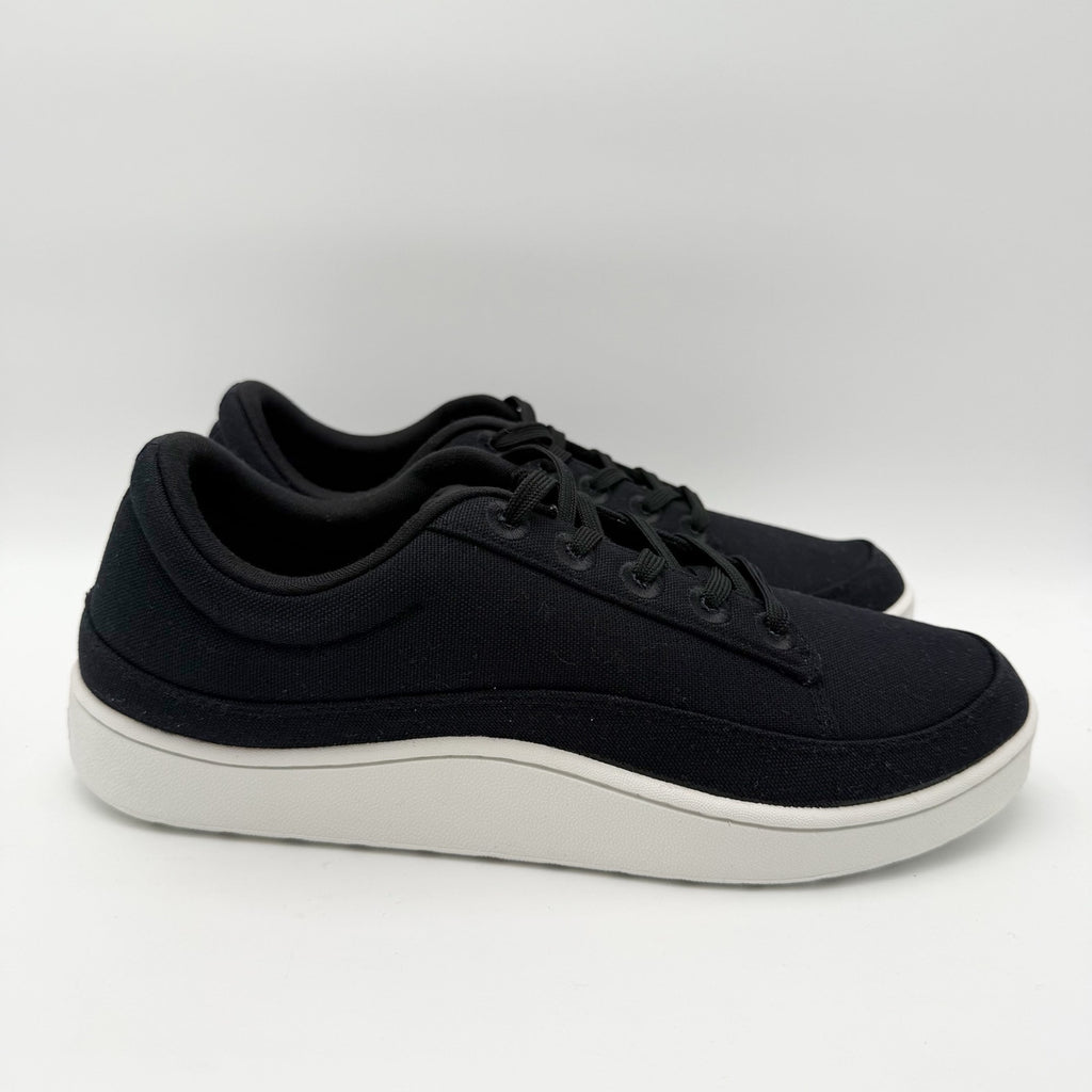 ALLBIRDS Mens Canvas Pacer Casual Sneakers Size 11 EU 43.5 Black White NIB