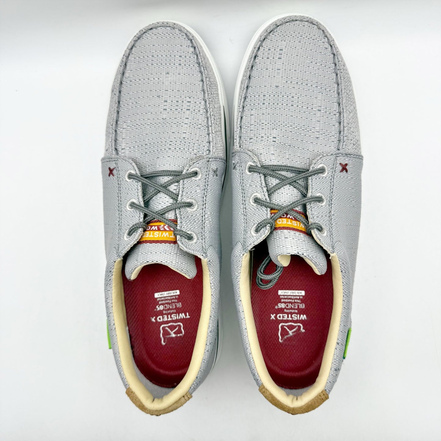 Twisted X Work Mens MCAN003 Safety Sneakers US 10.5 Wide Grey Composite Toe NWOB