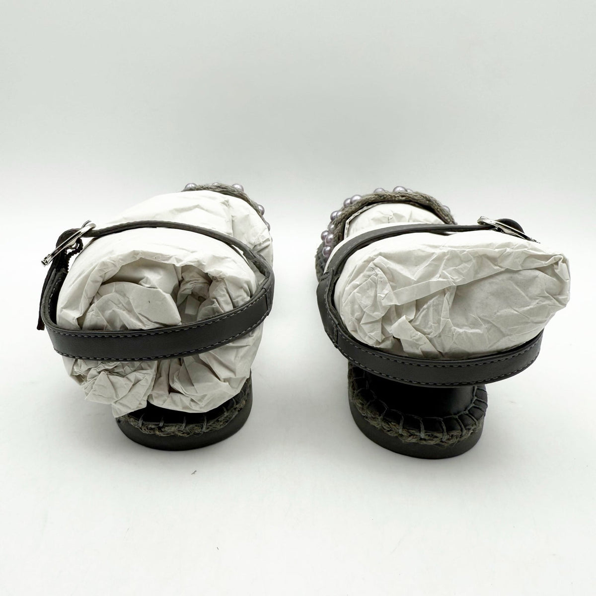 Sam Edelman Kids Holly Sandals Size 1 M EU 32 Mockingbird Grey Linen NIB