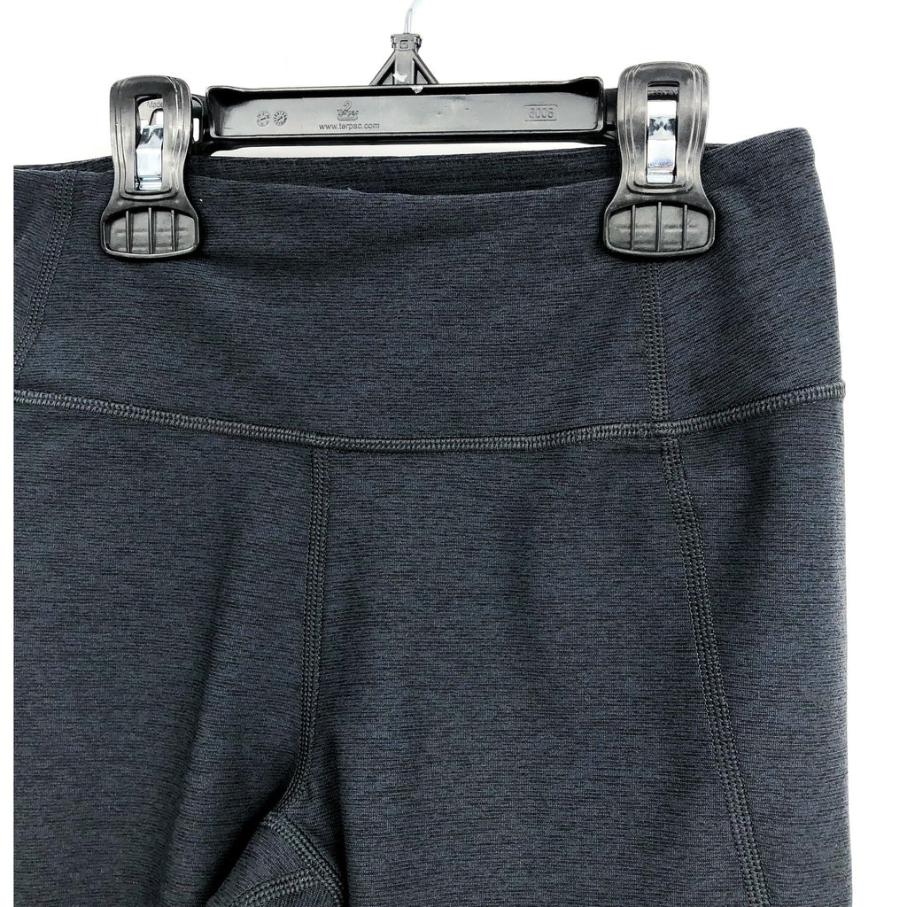 OUTDOOR VOICES Womens Double Time 10" Biker Shorts XS Charcoal Grey Mid Rise NWT