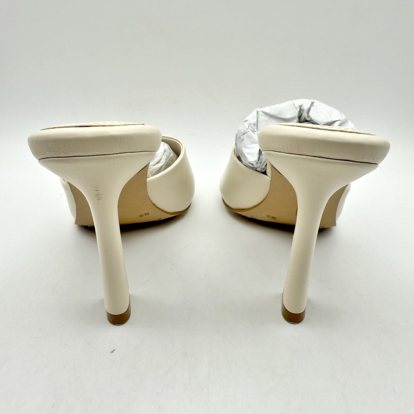 Vince Camuto Womens Paigely Mules US 5 M EU 35 Off White Leather Slip On NIB