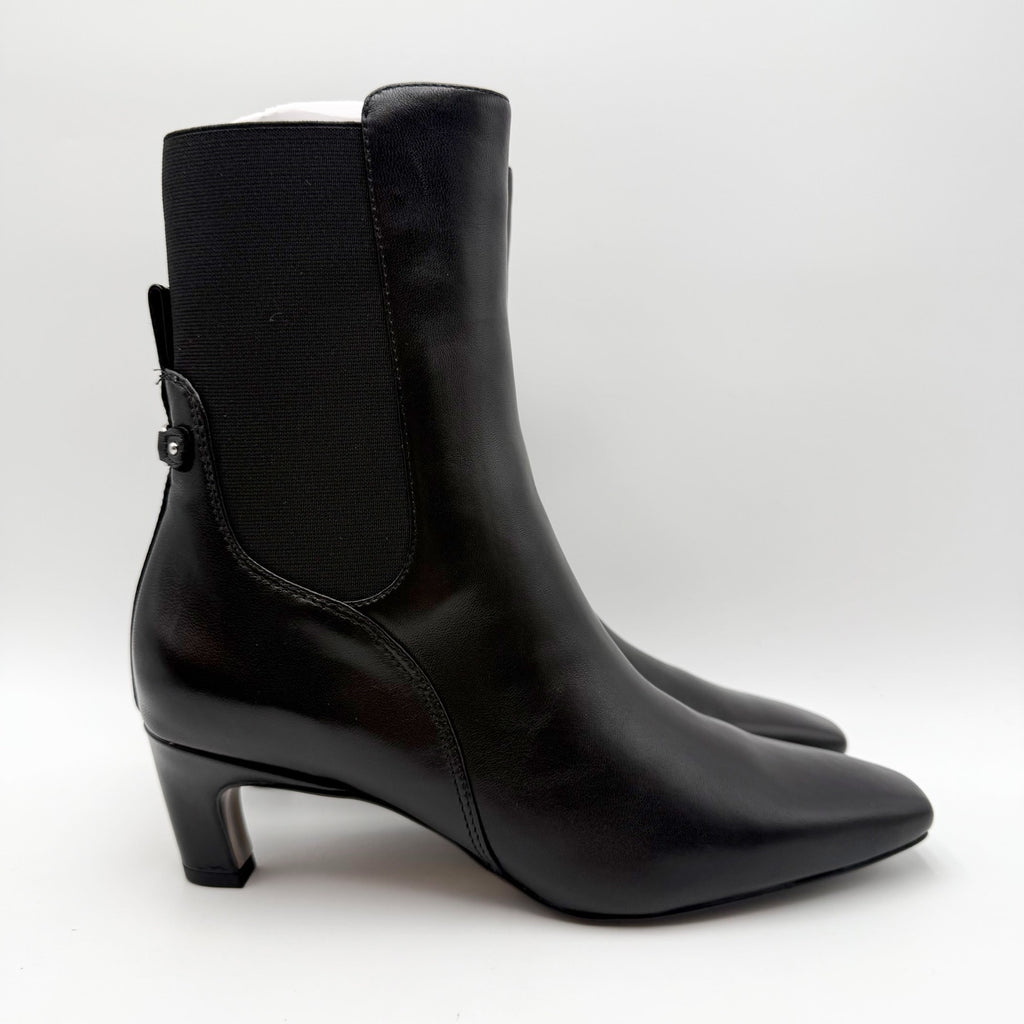 Sam Edelman Womens Margo Mid Calf Bootie Size 8 M EU 38.5 Black Leather NIB