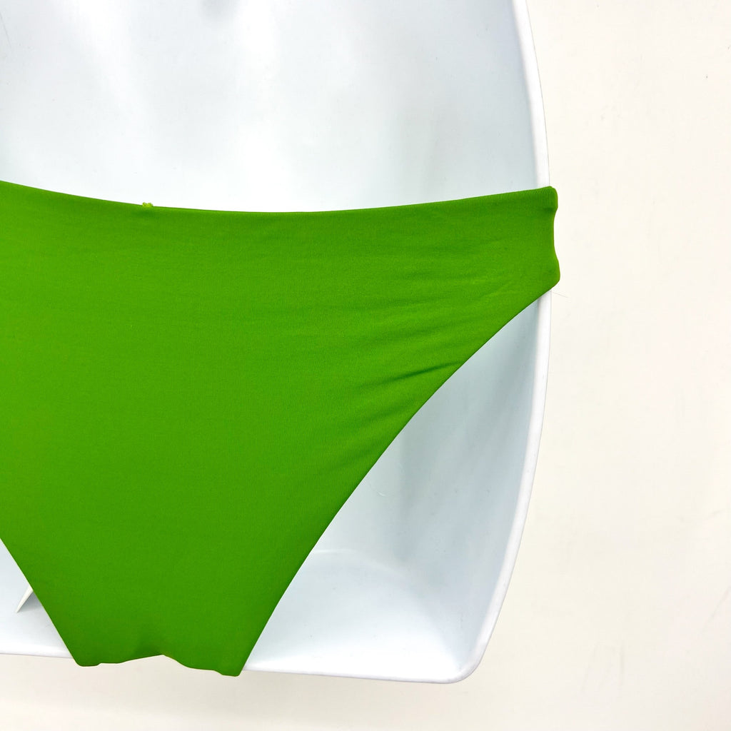 L*SPACE Women's Camacho Classic Bikini Bottom XS Green Cheeky Low Rise NWT
