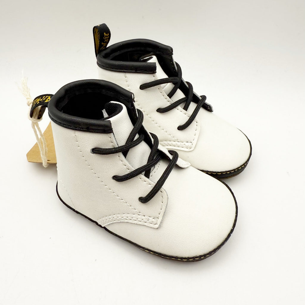 Dr. Martens Infant/Toddler 1460 Crib Bootie US 3 EU 18 White Leather NIB