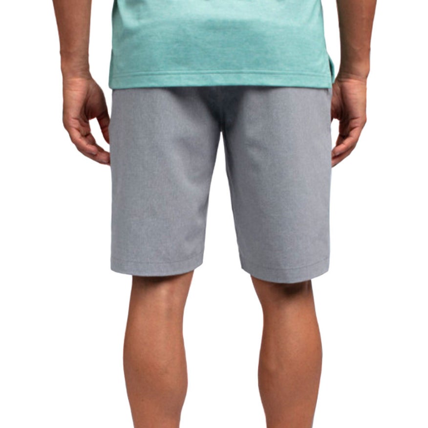 TRAVIS MATHEW Men's Beck Golf Shorts Size 32 Light Grey Flat Front Stretch NWT