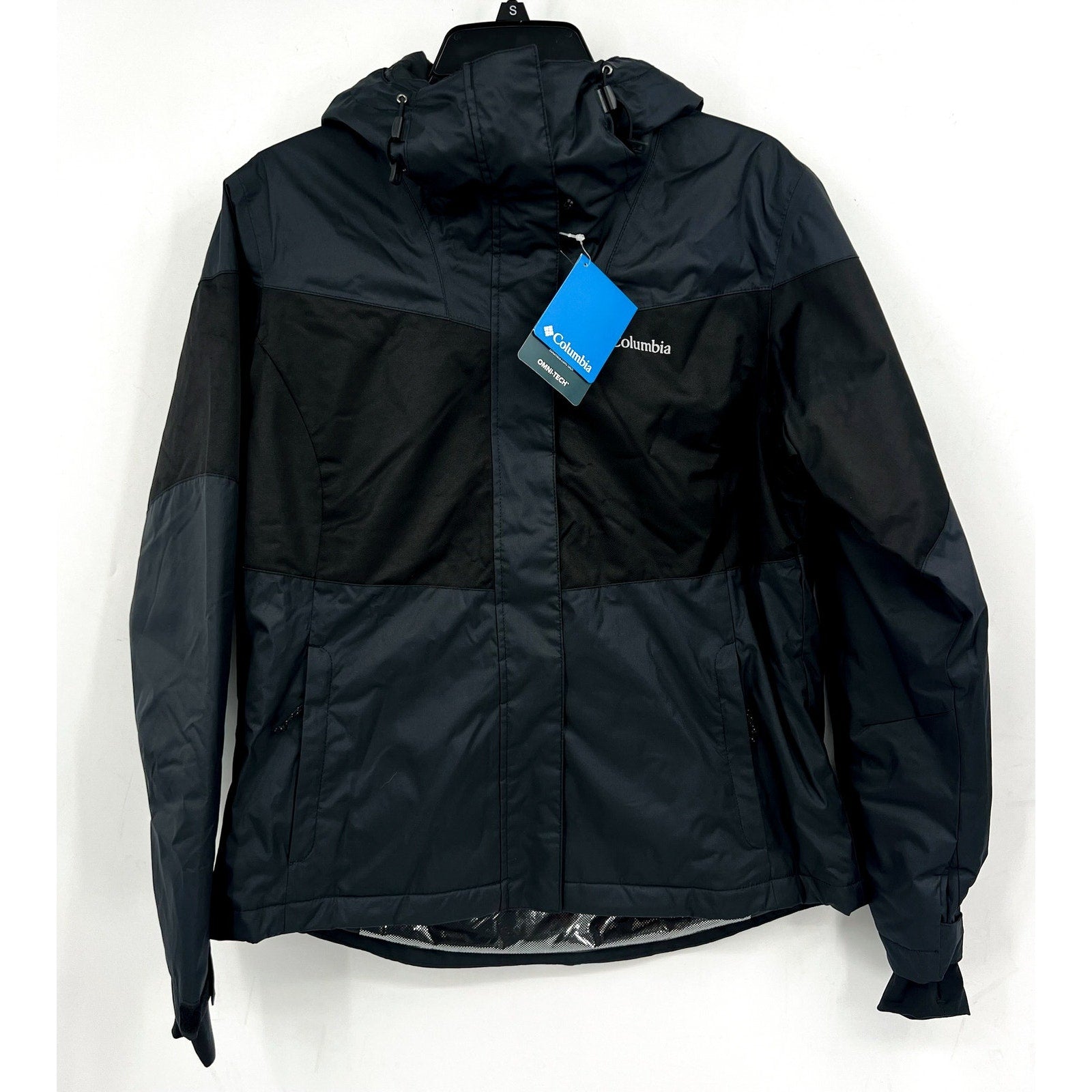 Columbia Womens Tipton Peak Insulated Jacket Medium Black Hood Winter Coat NWT