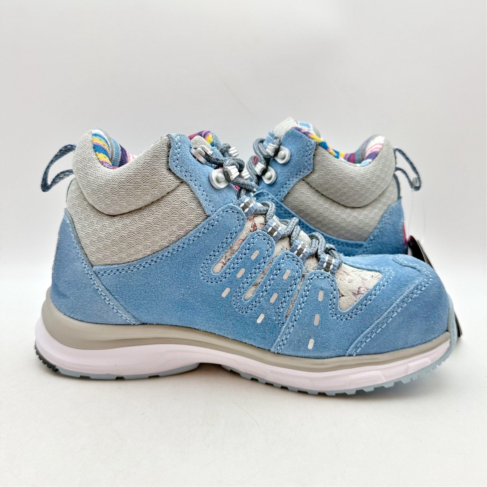 Moxie Trades Womens Trisha Work Boots US 5 EU 36 Blue Suede SR Composite Toe NIB
