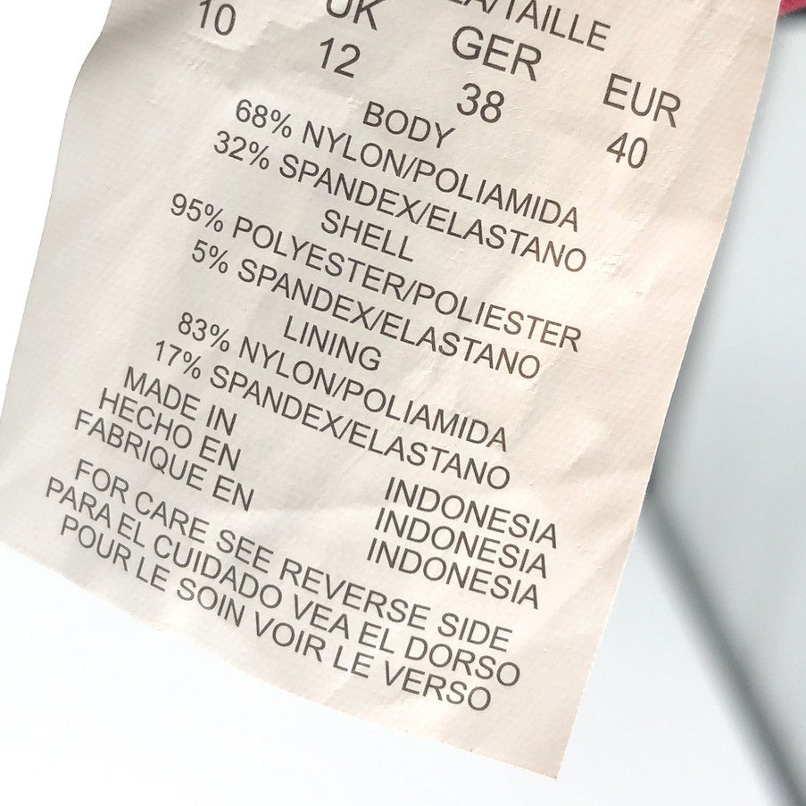 MAGICSUIT Halo Effect Missy Romper Swimsuit Size 10 Red Merlot One Piece NWT