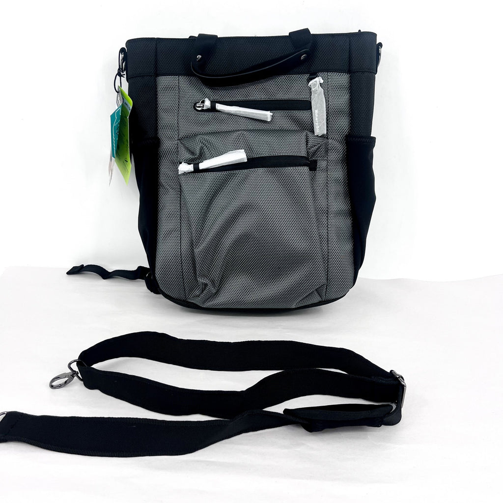 SHERPANI Soleil Anti-theft Convertible Backpack Tote Granite Gray Black RFID NWT