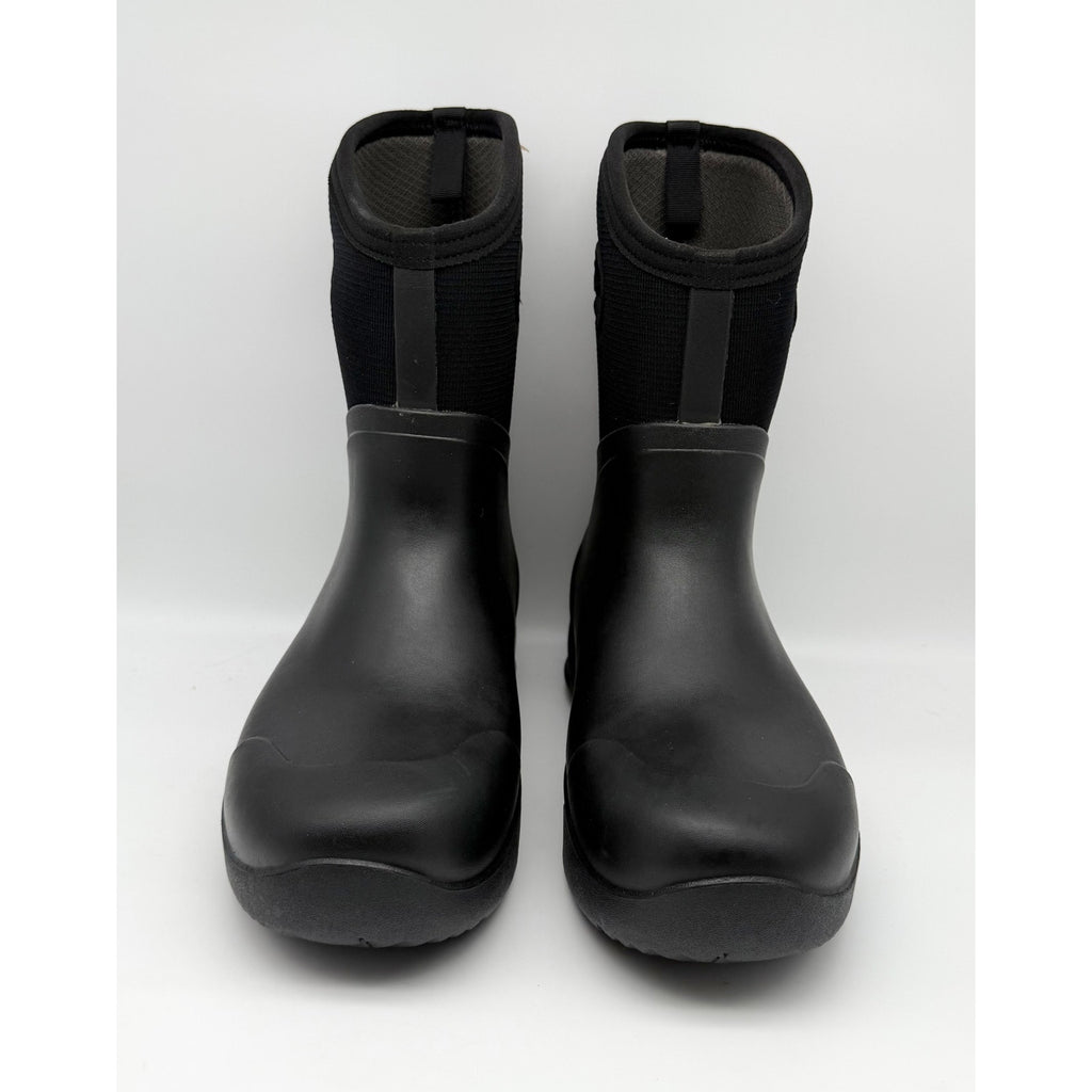Bogs Mens Bozeman Mid Boots US 10 EU 43 Black Waterproof Pull On NIB