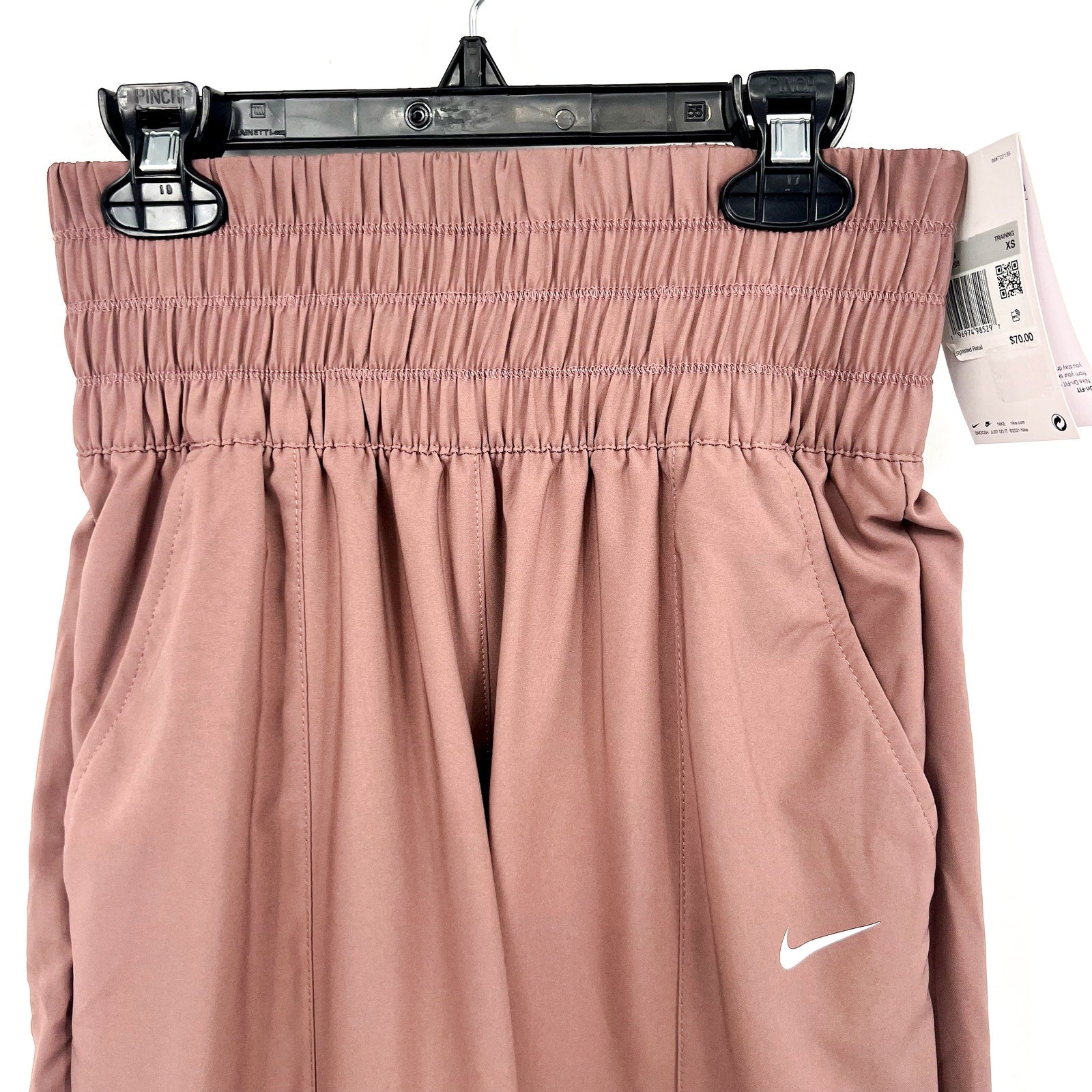 NIKE Women's Dri-FIT One Athletic Pants XS Pink Ultra High-Waisted NWT