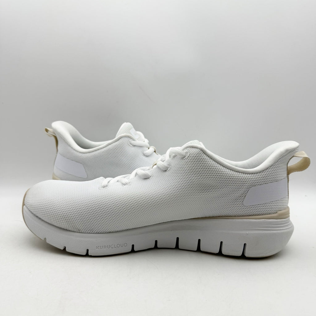 KURU Womens Flex Via Sneakers US 10 M White Athletic Shoes NWOB