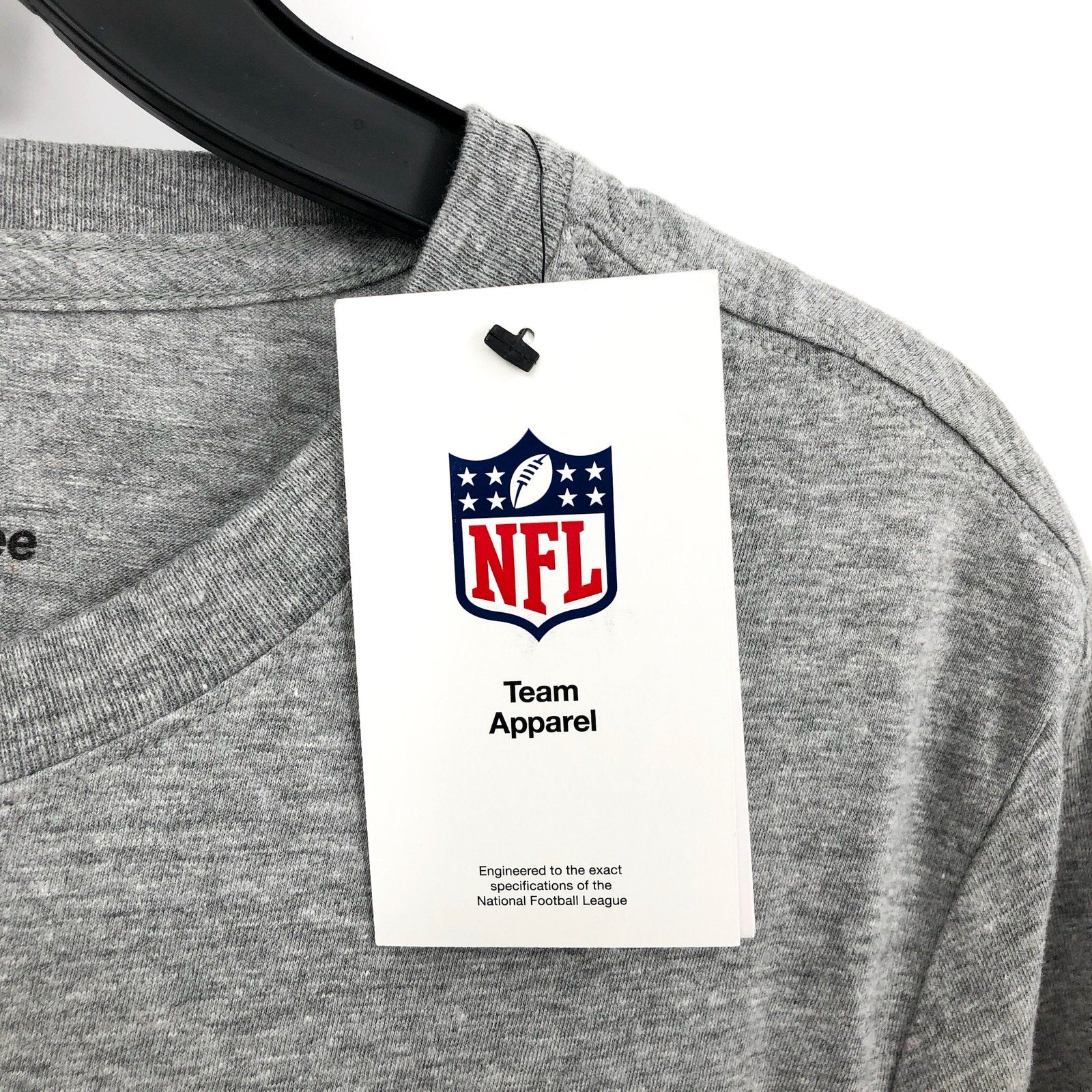 NIKE Men's NFL New Orleans Saints Logo T-Shirt Small Heather Grey NWT N199-06G