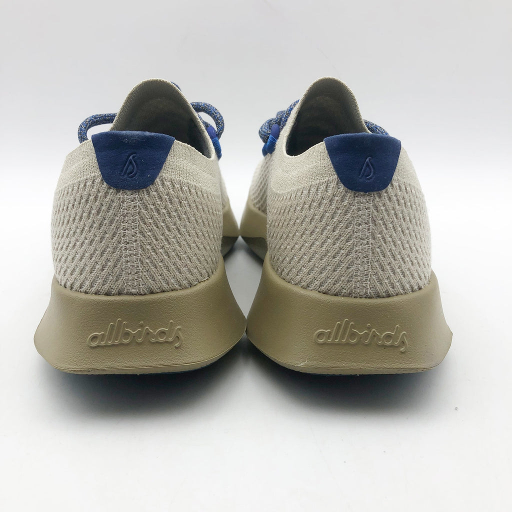 AllBirds Womens Tree Dasher 1 Casual Sneakers Size 5.5 Seek Beige Blue NIB