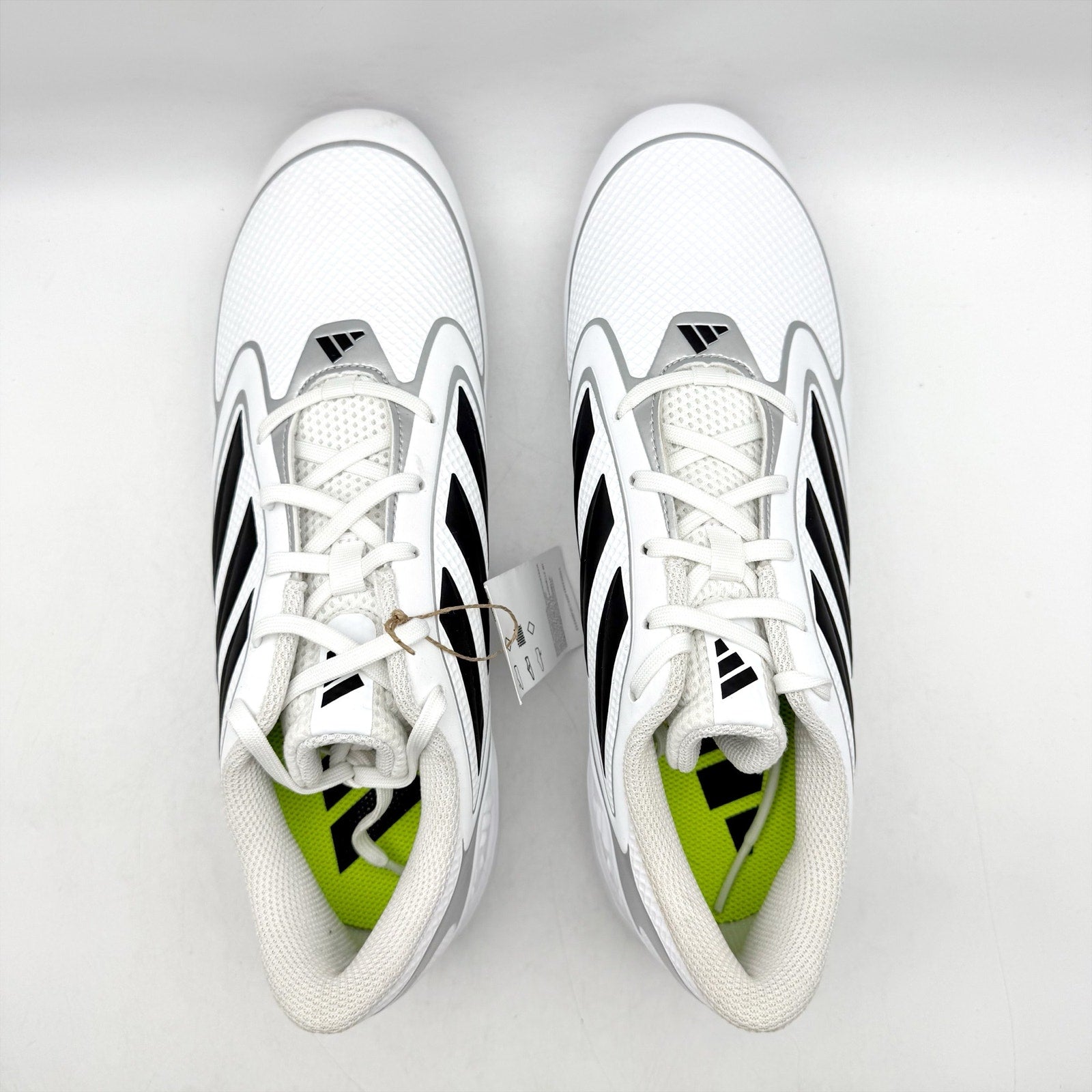 Adidas Womens PureHustle 3 MD Softball Cleats US 11 White Black Athletic NWT