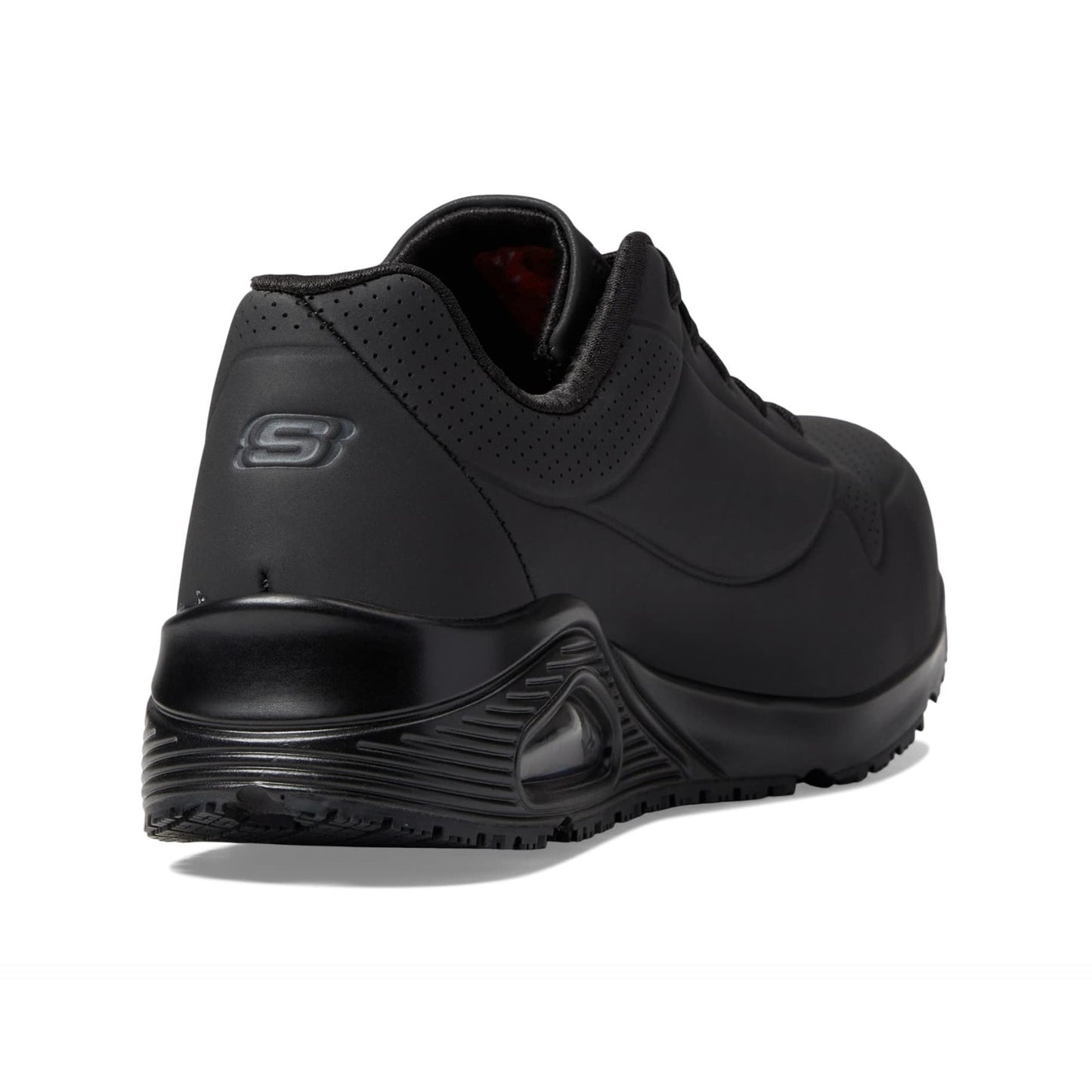 Skechers Work Womens Uno Deloney Shoes Size 9.5 Black Comp Toe NMT SR NIB