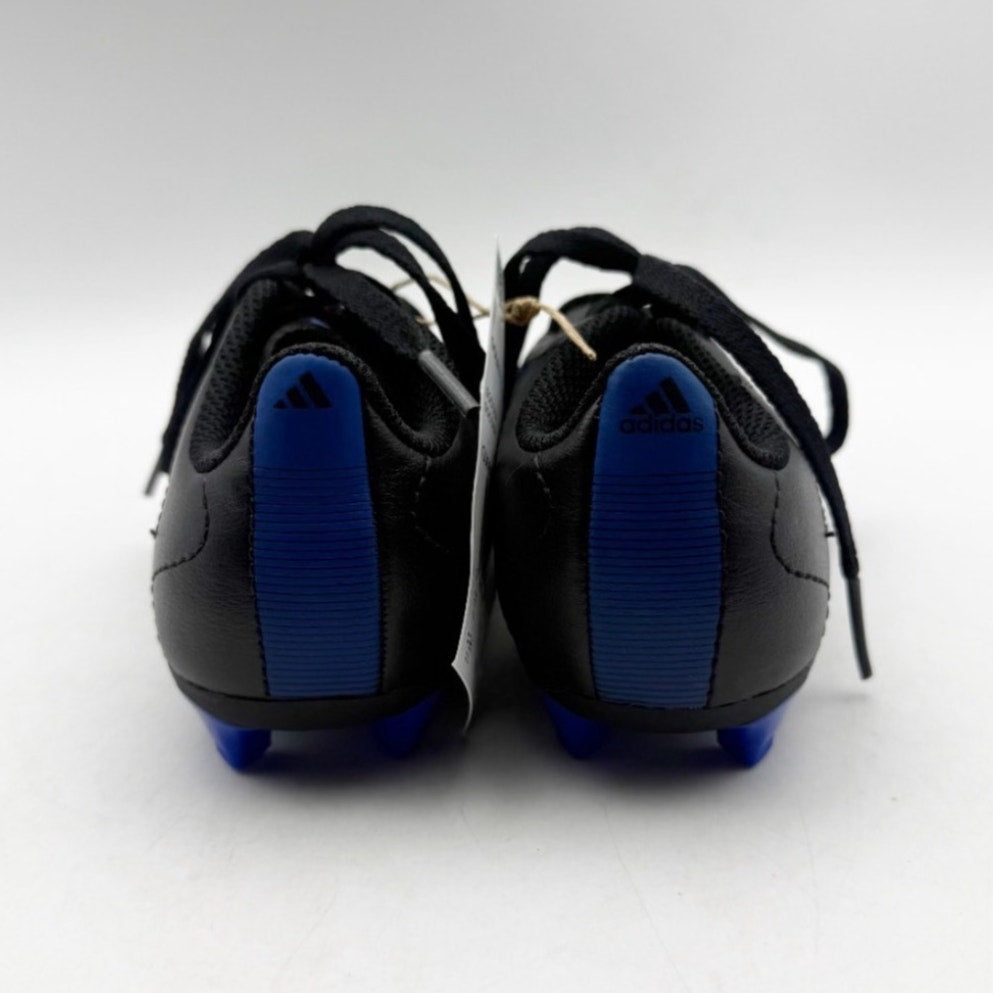 Adidas Youth Goletto VIII Firm Ground Soccer Cleats Size 10 Kids Black Blue NWOB
