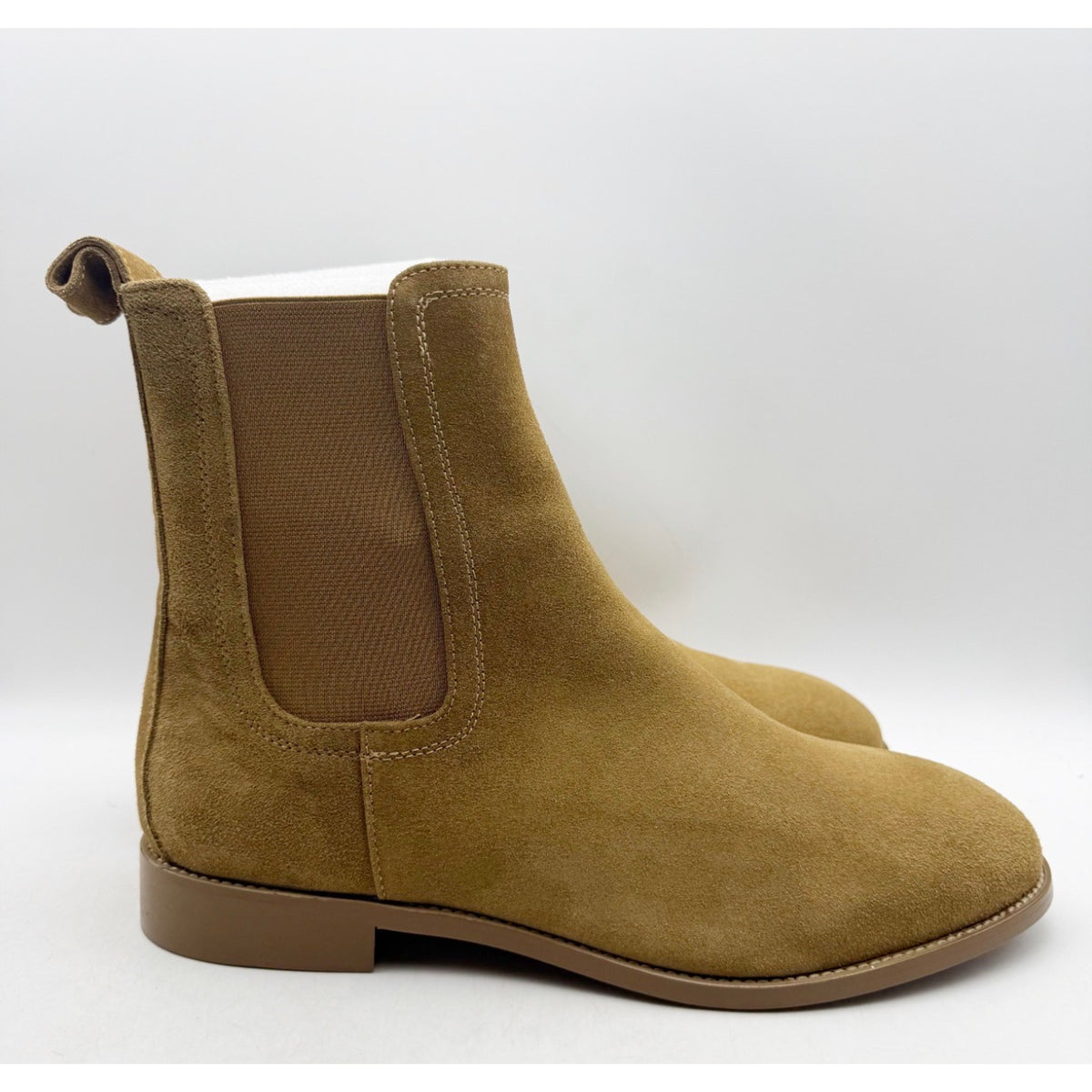 Saint Morta Mens Nomad Chelsea Boots Size 8 EU 42 Tan Camel Round Toe NIB