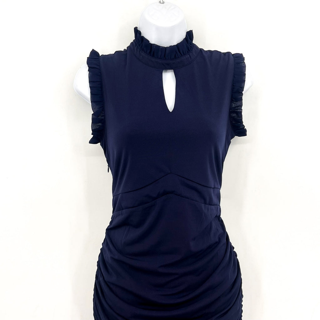 KIMI + KAI Maternity Madeline Body-Con Dress Small Navy Blue Sleeveless NWT