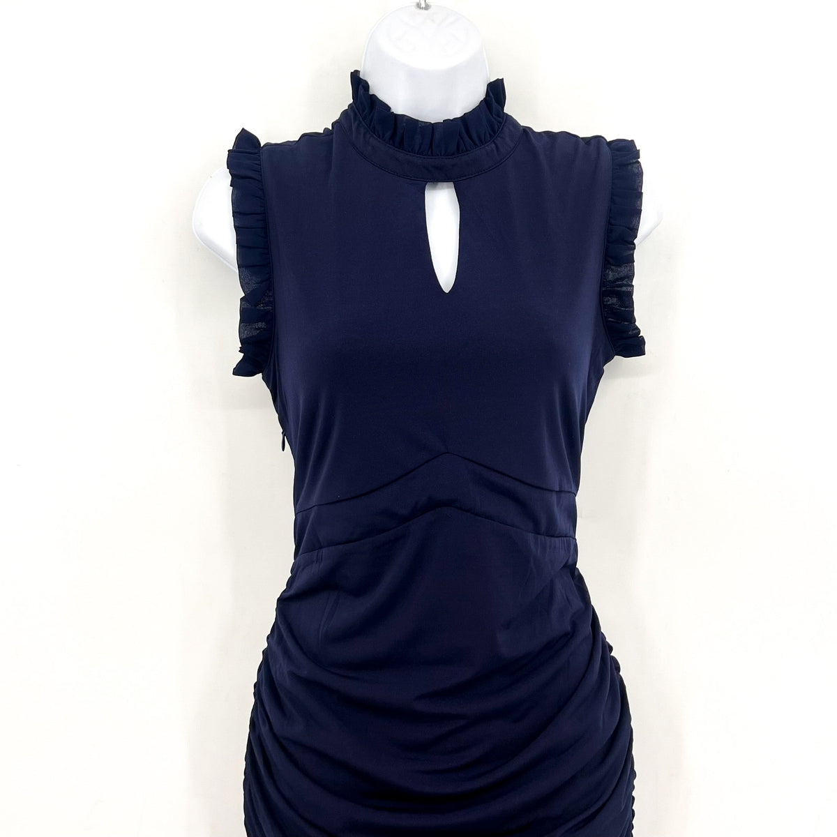 KIMI + KAI Maternity Madeline Body-Con Dress Small Navy Blue Sleeveless NWT