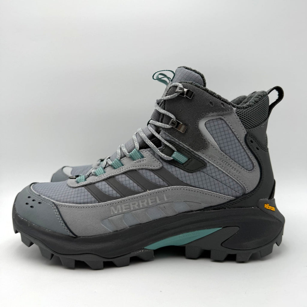 Merrell Womens Moab Speed 2 Thermo Mid Hiking Boot Size 10.5 Gray WP J038190 NIB