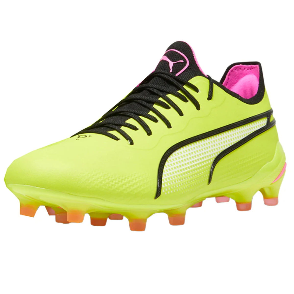 PUMA Mens King Ultimate Soccer Cleats Size 8 EU 40.5 Neon Yellow Athletic NWOB