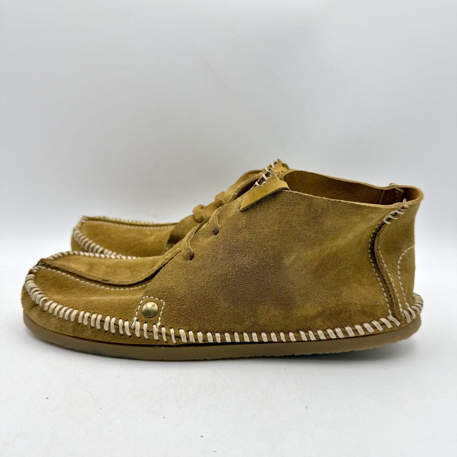 RE/DONE Womens Metal Oxford Shoes EU 37 US 7 Brown Suede NWOB