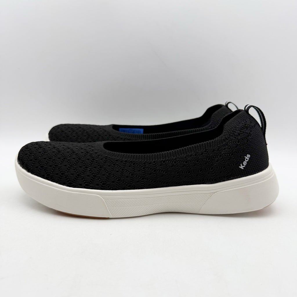 Keds Womens BlissWalk Skimmer Casual Shoes Size 7.5 M EU 38 Black Slip On NIB