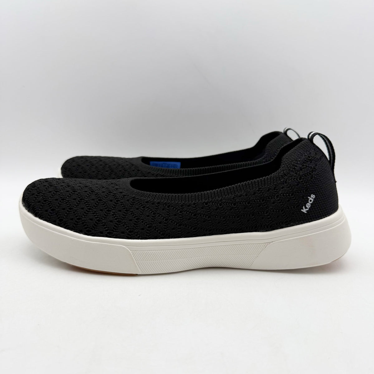 Keds Womens BlissWalk Skimmer Casual Shoes Size 7.5 M EU 38 Black Slip On NIB
