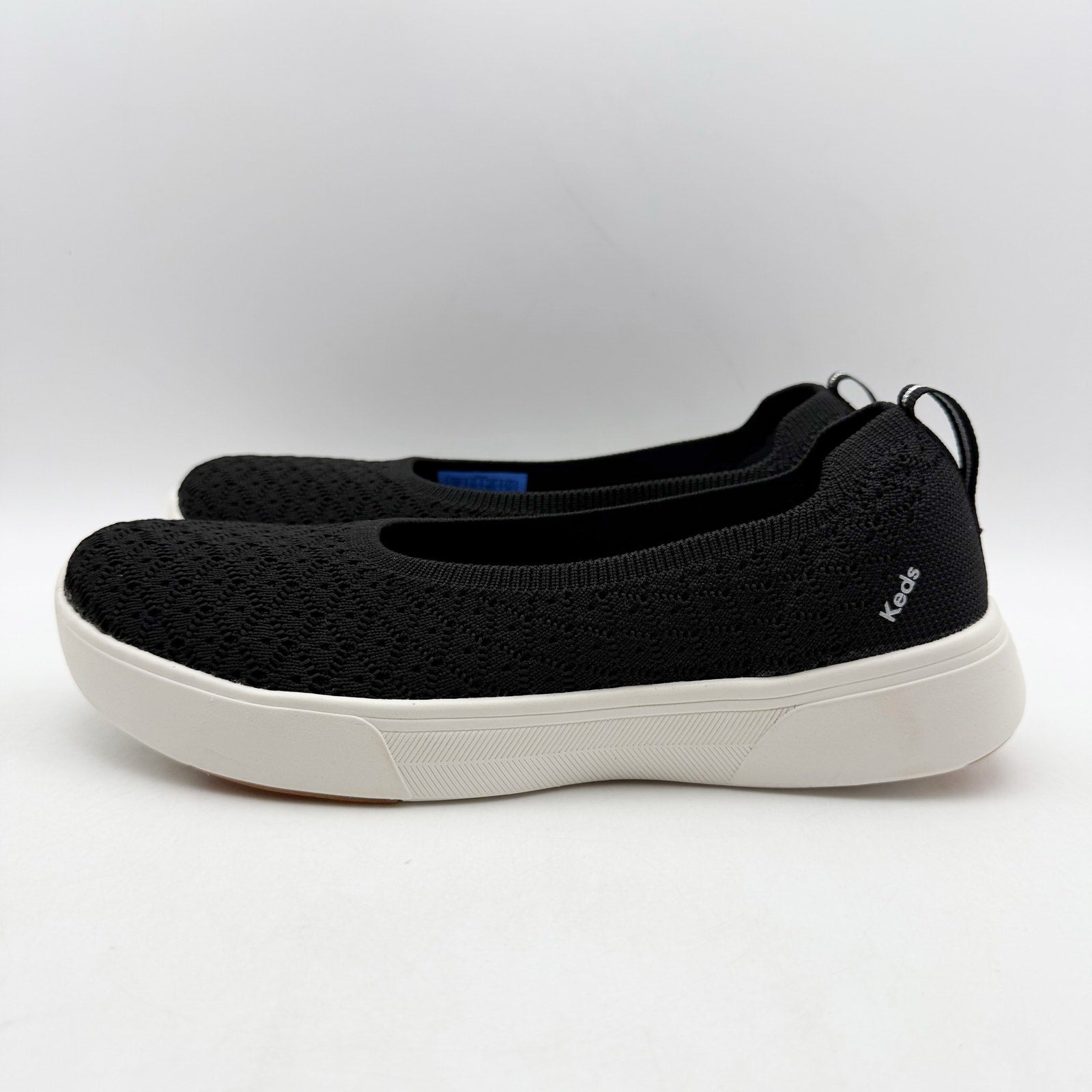 Keds Womens BlissWalk Skimmer Shoes US 7.5 M EU 38 Black Slip On NIB