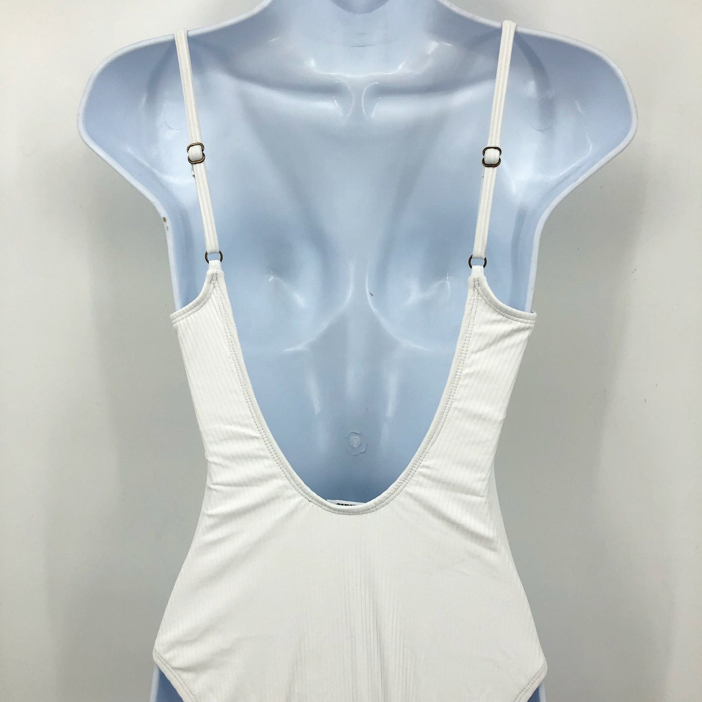 ANDIE SWIM Laguna Ribbed One Piece Swimsuit White XS Tall US 0-2