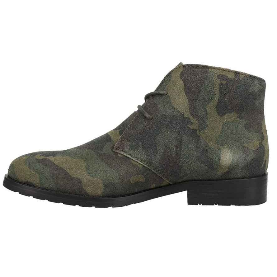 Dingo Mens Opie Lace up Ankle Boots US 8 D Green Camo Leather NWOB