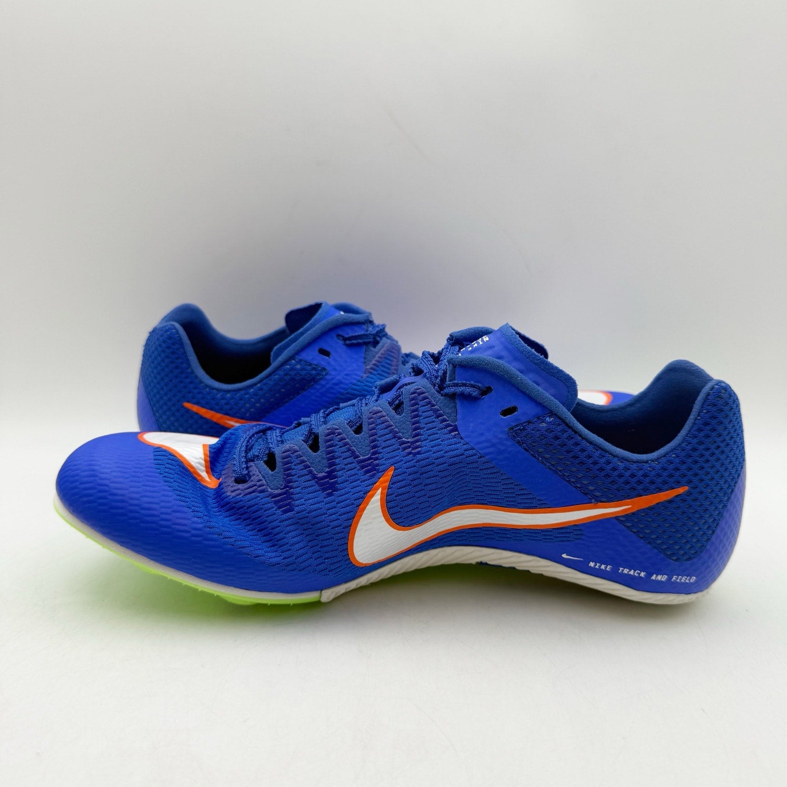 Nike Mens Zoom Rival Multi Racer Track Spike Shoes US 11.5 Blue D8753 NWOB